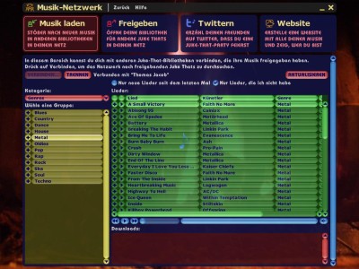 jukebox,sychronisieren,share,mp3,website,twitter